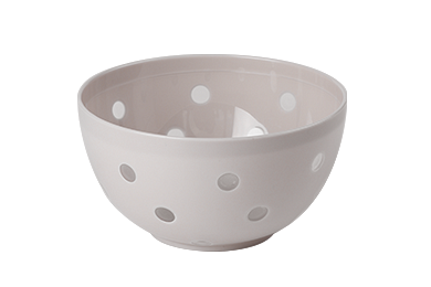 Bicolour salad bowl "Sens" 0,7 L, platinum